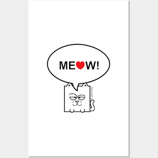 Loni Say Meow! Posters and Art